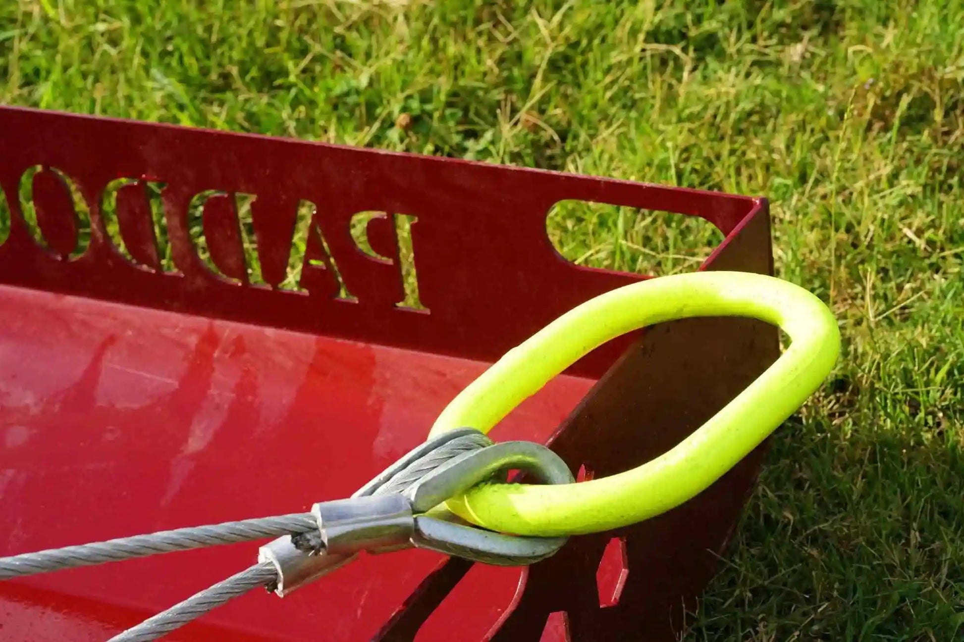 red paddock blade paddock cleaner