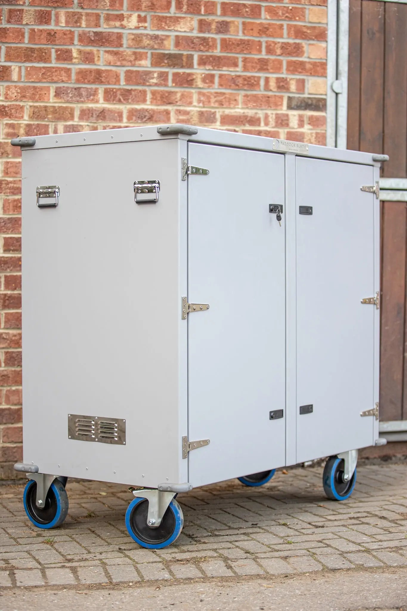 (NEW) Paddock Blade Deluxe Aluminium Tack Locker | Large | American Made Free Delivery Paddock Blade USA