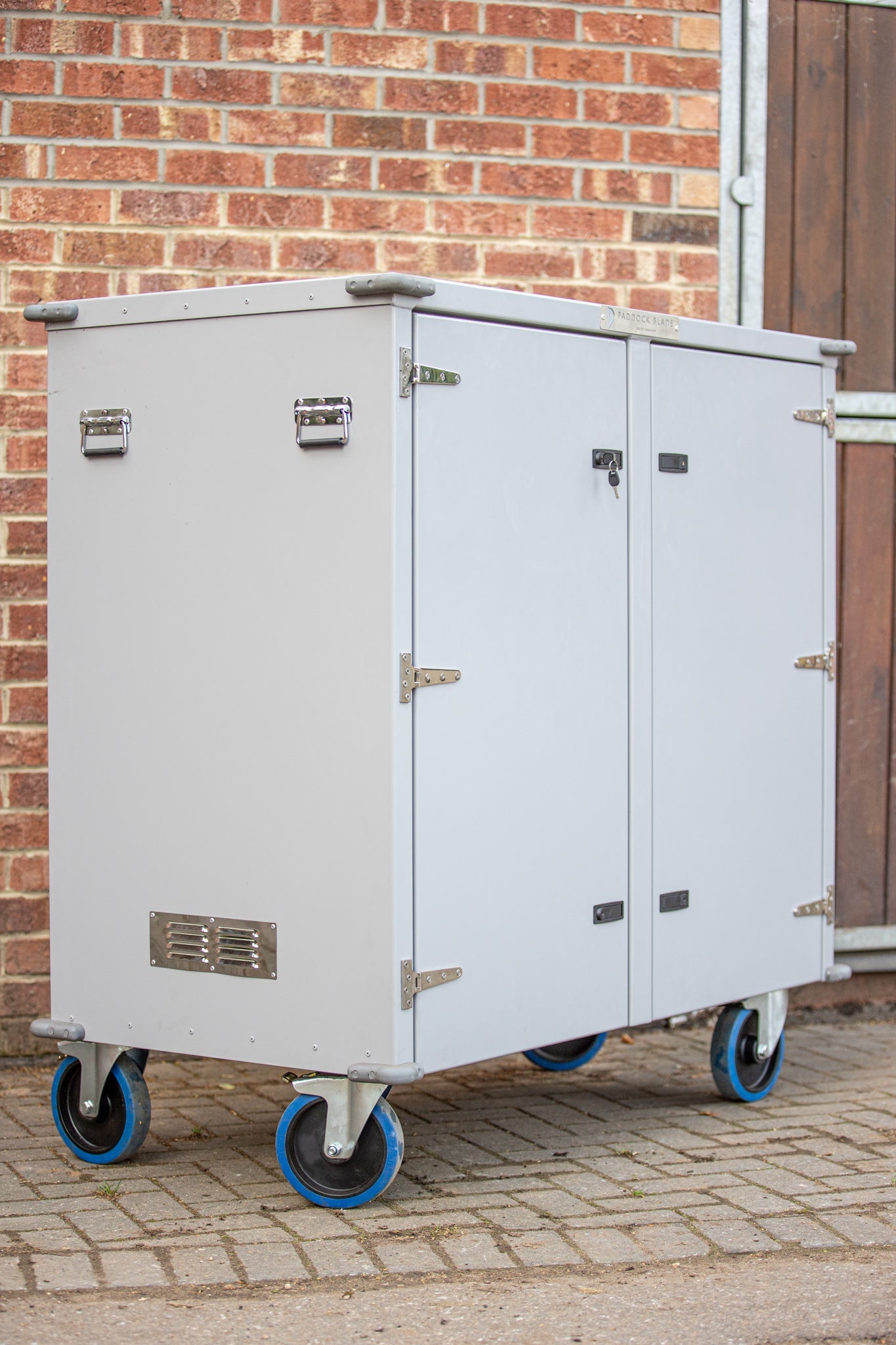 (NEW) Paddock Blade Deluxe Aluminium Tack Locker | Large | American Made Free Delivery Paddock Blade USA