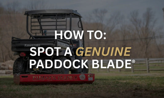 Don’t Get Caught Out: How to Spot a Fake Paddock Blade®