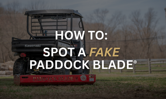 Don’t Get Caught Out: How to Spot a Fake Paddock Blade®