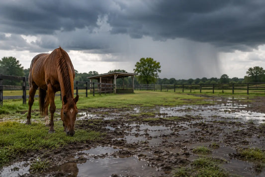 How Summer Rainstorms Affect Horse Pastures (And What to Do About It)