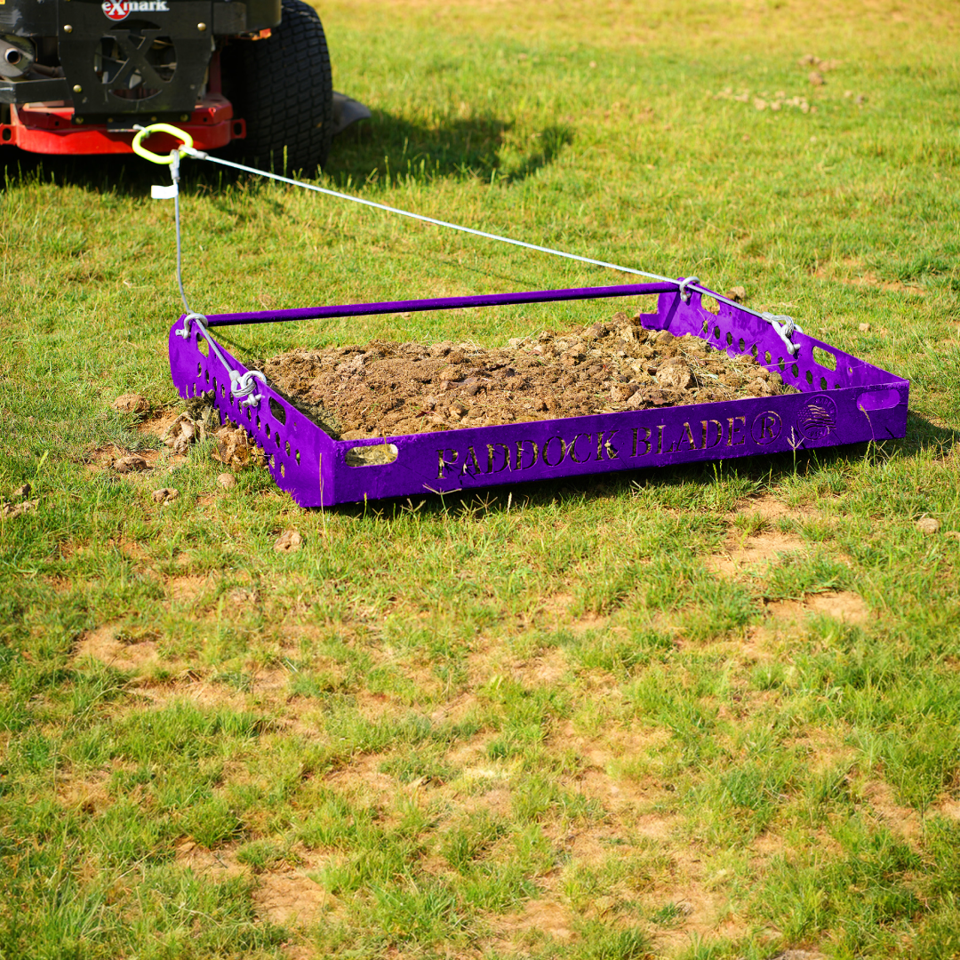 Paddock Blade Plum Purple | Premium American Made Paddock Cleaner