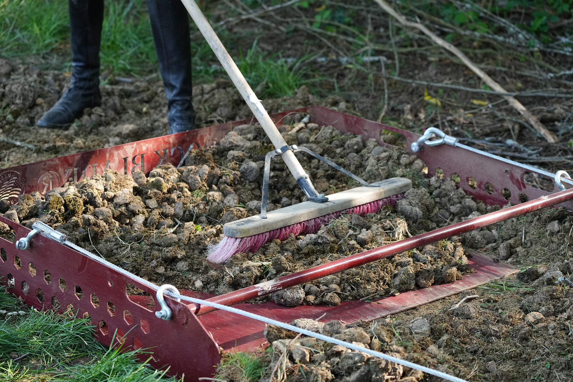 Paddock Cleaning Made Easy | Paddock Blade USA
