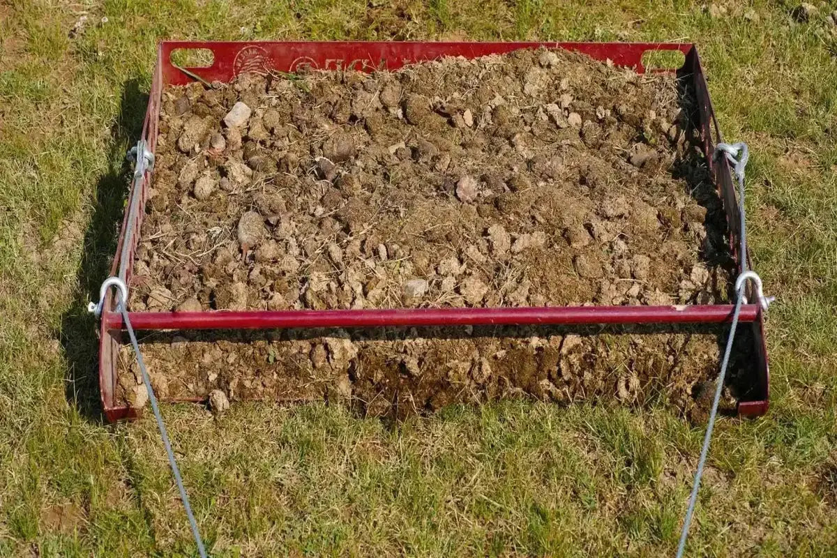 Paddock Blade Barn Red Premium American Made | Paddock Cleaner | Original #1 Manure Collector