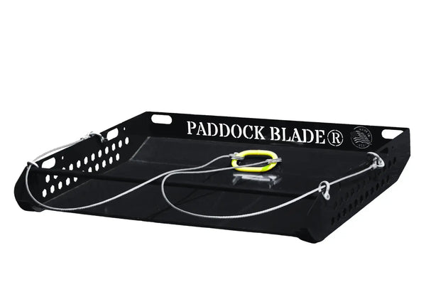Paddock Blade Midnight Black Premium American Made | Paddock Cleaner | Original #1 Manure Collector