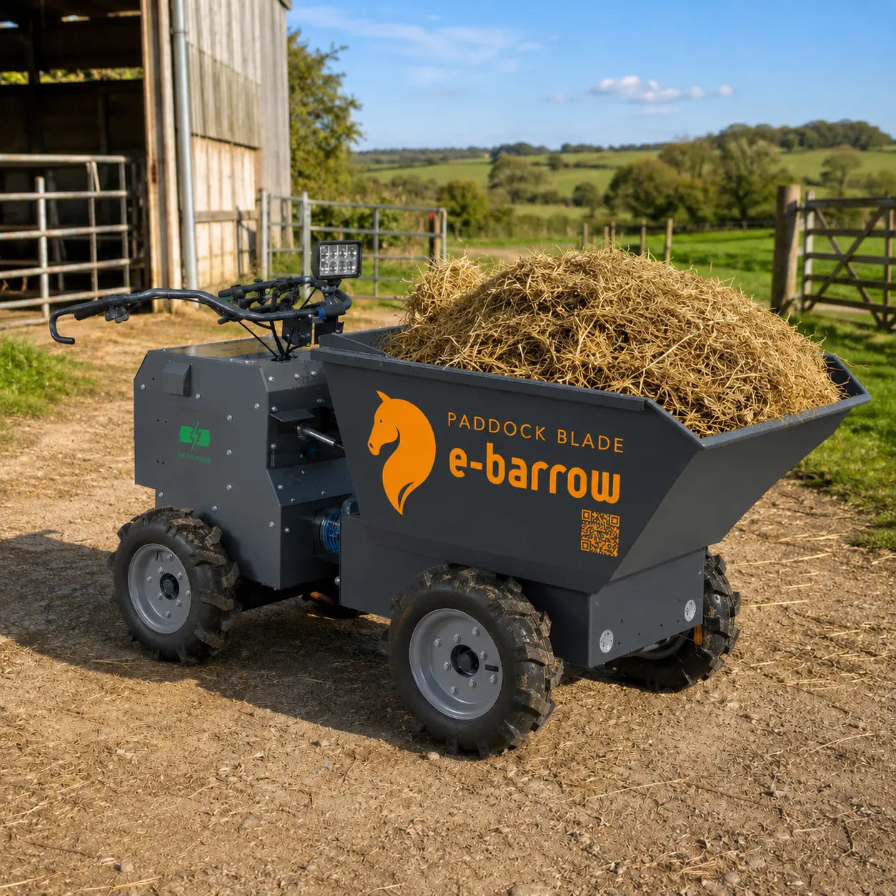 (NEW) Paddock Blade E-Barrow