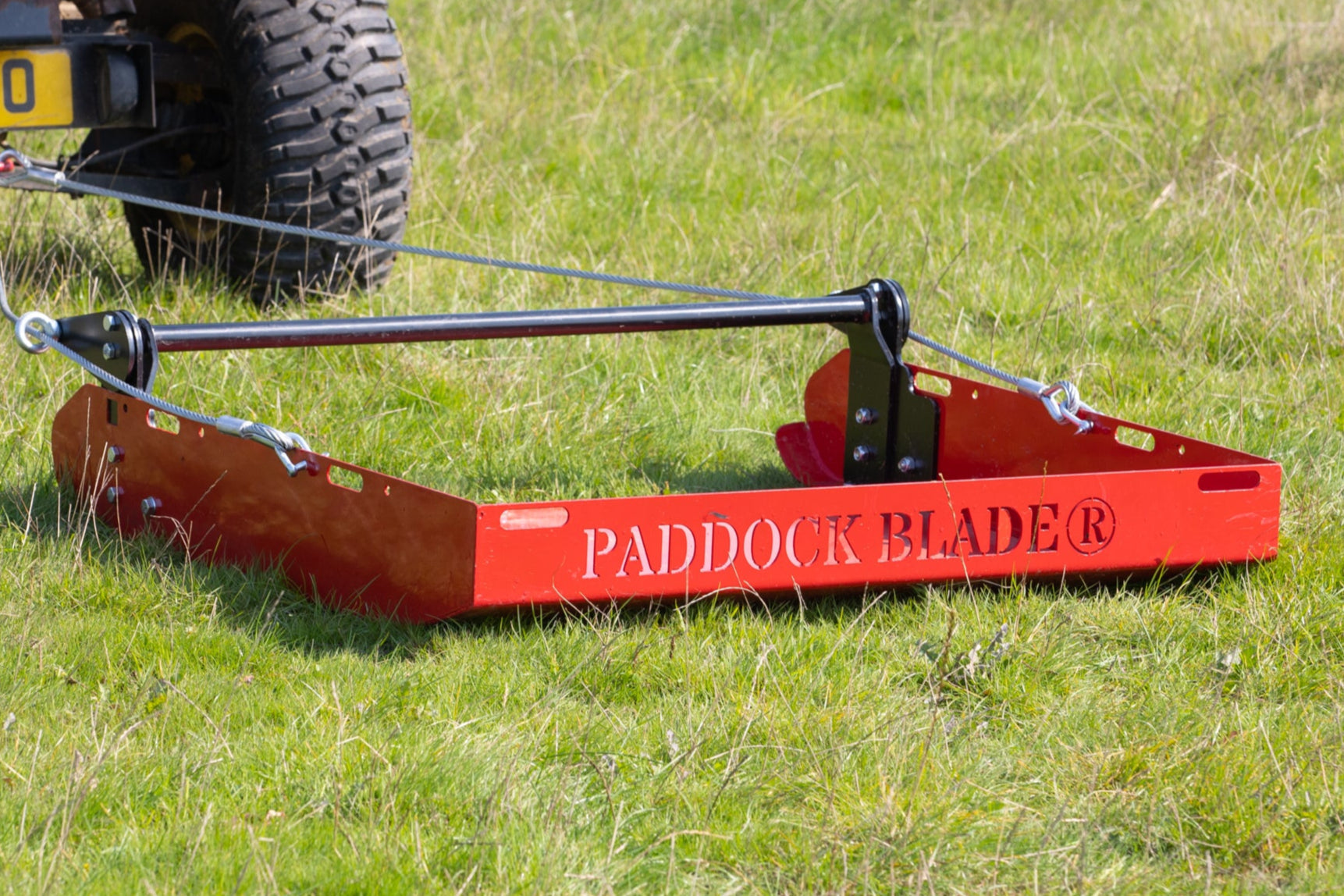 (NEW) Paddock Blade Pro | Deluxe American-Made Manure Collector Scooper & Rock Picker | AR400 Armored Wear Plate