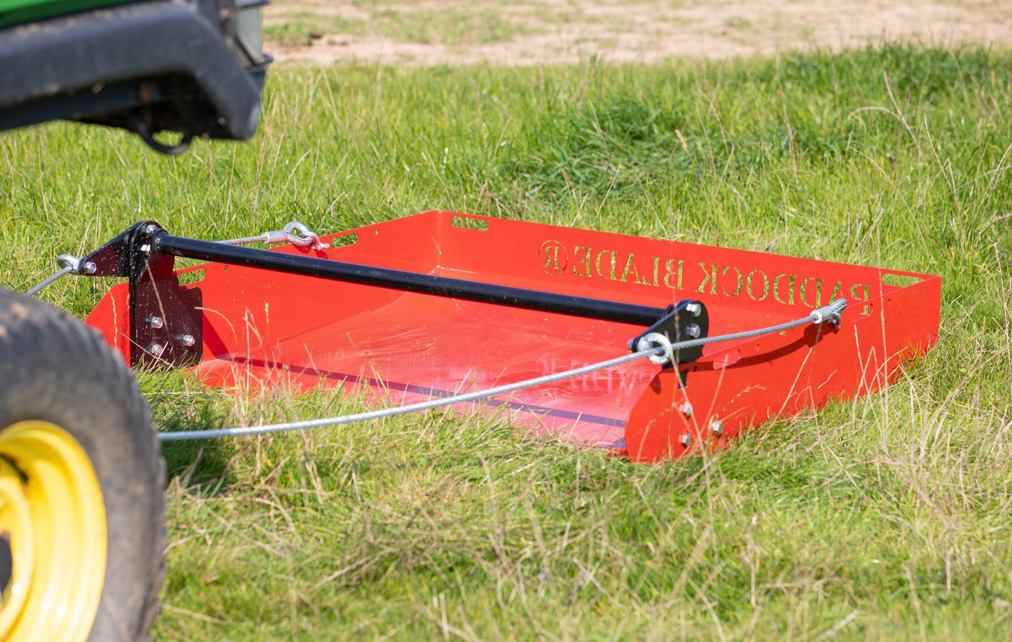 (NEW) Paddock Blade Pro | Deluxe American-Made Manure Collector Scooper & Rock Picker | AR400 Armored Wear Plate