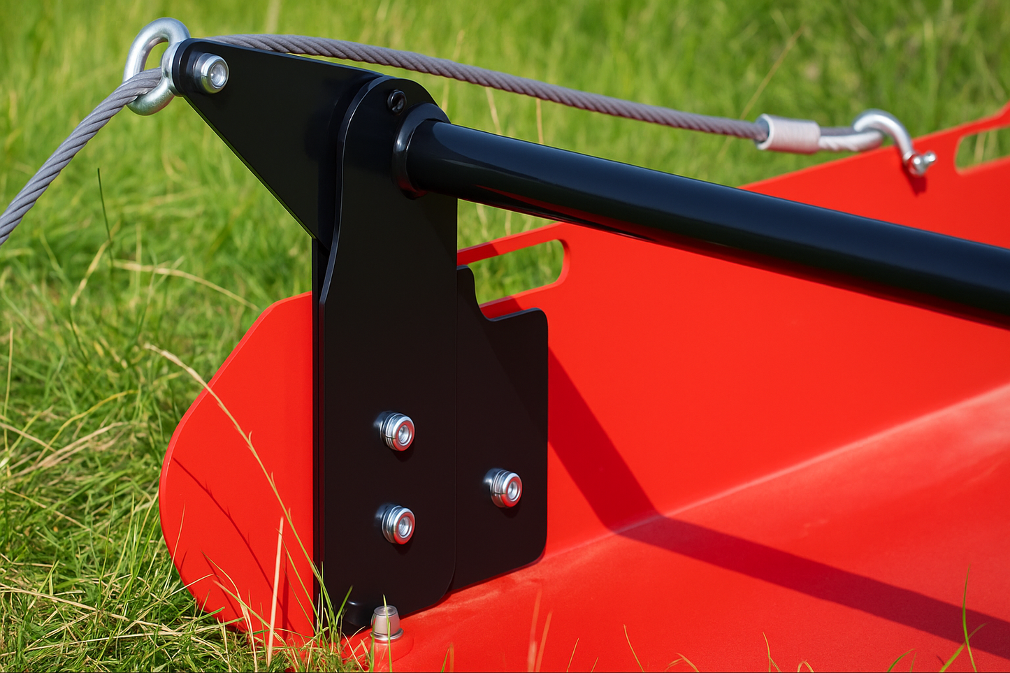 (NEW) Paddock Blade Pro | Deluxe American-Made Manure Collector Scooper & Rock Picker | AR400 Armored Wear Plate